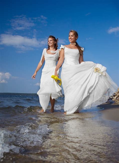 Bride On Sea Shore Stock Image Image Of Looking Marriage 19281295