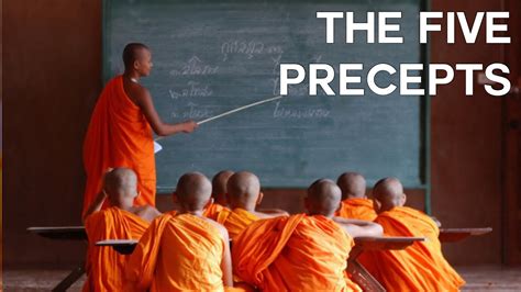 The Five Precepts Buddhists Living Guidance YouTube