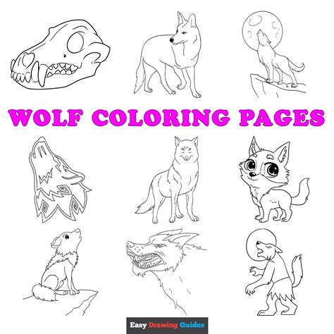 Chibi Wolf Coloring Page Easy Drawing Guides Atelier Yuwa Ciao Jp