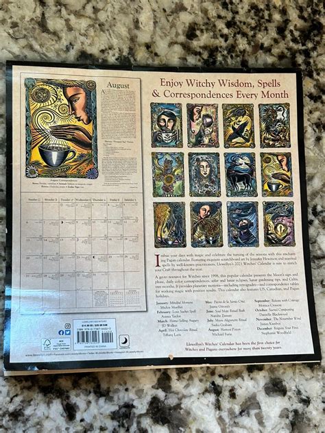 Llewellyns 2023 Witches Calendar By Astrea Taylor 2022 Calendar