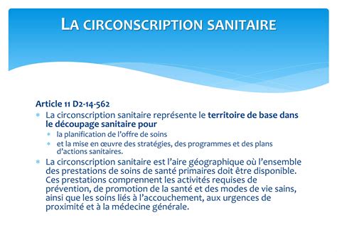 Organisation De Offre De Soins Pdf