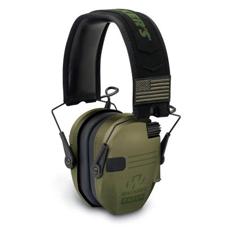 Walkers Razor Slim Electronic Muff Od Green Patriot