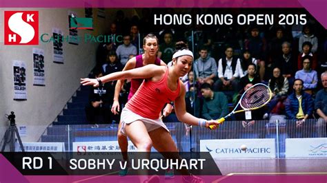 Squash Hong Kong Open 2015 Women S Rd 1 Highlights Sobhy V Urquhart