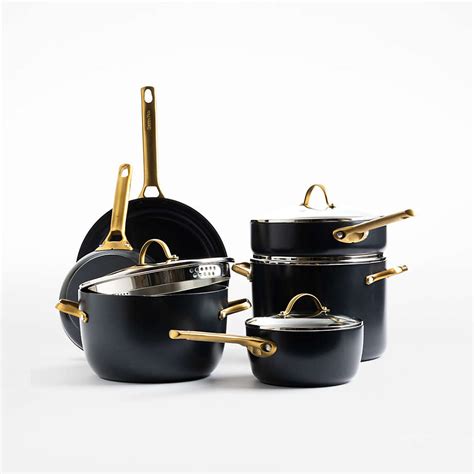 Greenpan Reserve Black 10 Piece Non Stick Ceramic Cookware Set