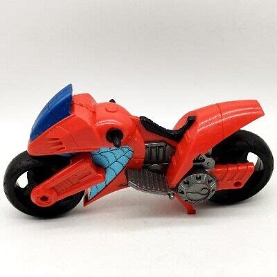 Marvel Super Hero Spiderman Red Swinging Speeder Motorcycle EBay