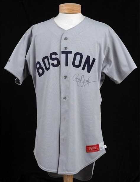 1987 Roger Clemens Game Worn Boston Red Sox Jersey