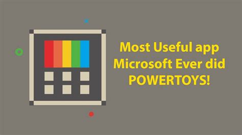 Unlock Incredible Power With Microsoft Power Toys YouTube