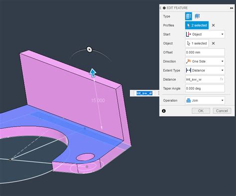 Bug Incremental Extrusion Starting From Object Not Working As Expected Autodesk Community