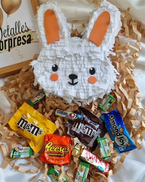 Mini Pi Atas Conejo Para Pascua Pi Ata Conejito Sorpresa De Pascua