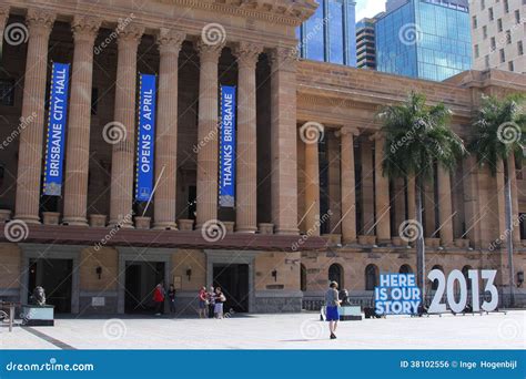 Museum Of Brisbane And Brisbane City Hallaustralia Editorial Photo