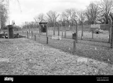 Guard Towers At Auschwitz And Birkenau Concentration Camps Poland