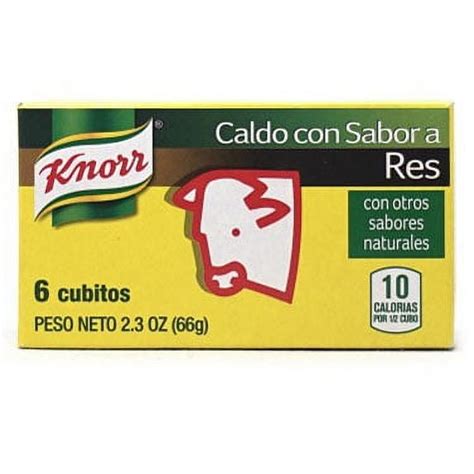 Knorr Beef Bouillon Cubes 6 Count Knorr Caldo Con A Res