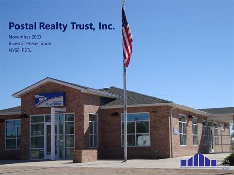 Postal Realty Trust Pstl Investor Presentation Slideshow Nysepstl