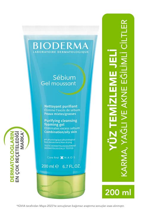 Bioderma Sebium Foaming Gel Karma, Yağlı Ve Akneye Eğilimli Ciltler ...