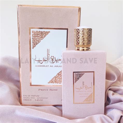 Lattafa Asdaaf Ameerat Al Arab Prive Rose Eau De Parfum 100ml Shopee