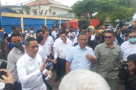 Antipasi Banjir Pj Gubernur DKI Heru Budi Datangi Rumah Pompa Waduk Pluit