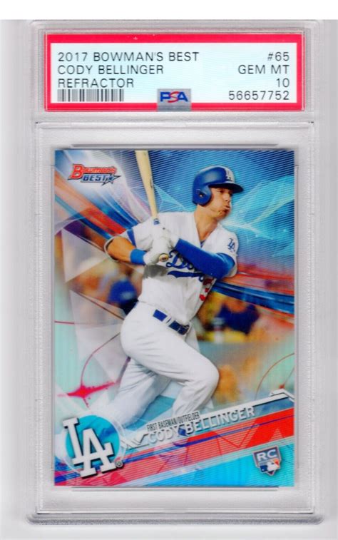 Bowman S Best Cody Bellinger Rookie Rc Refractor Psa Ebay