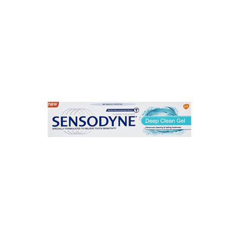 SENSODYNE DEEP CLEAN GEL TOOTHPASTE 75ML - VIVAPharmacy