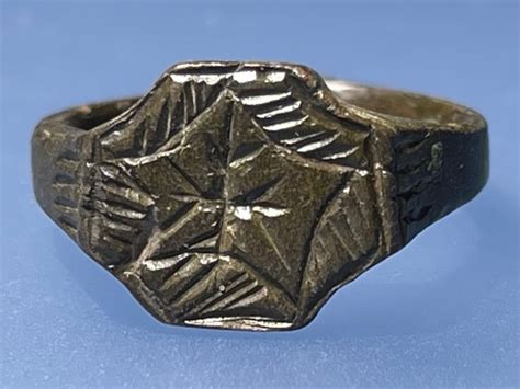 Médiéval époque des Croisés Bronze Bague Catawiki