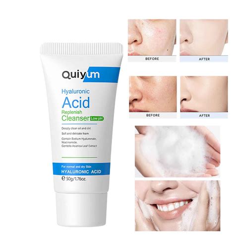 Hyaluronicacid Moisturizing Facial Cleanser Cleansing And Relaxing