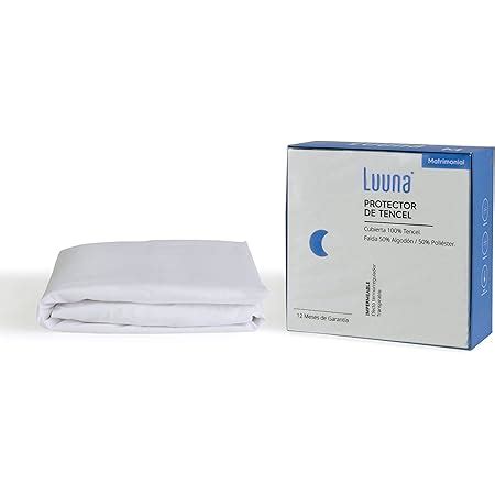 Luuna Protector De Colch N Tencel Impermeable Certificaci N Oekotex