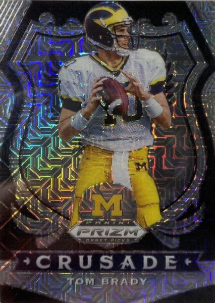 Panini Prizm Draft Crusade Mojo Prizm Tom Brady For