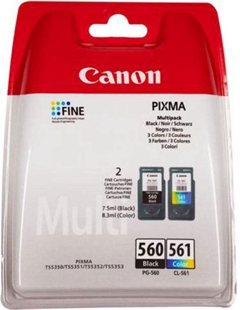 Canon Pg Cl Inktcartridge Zwart Multicolor Bol