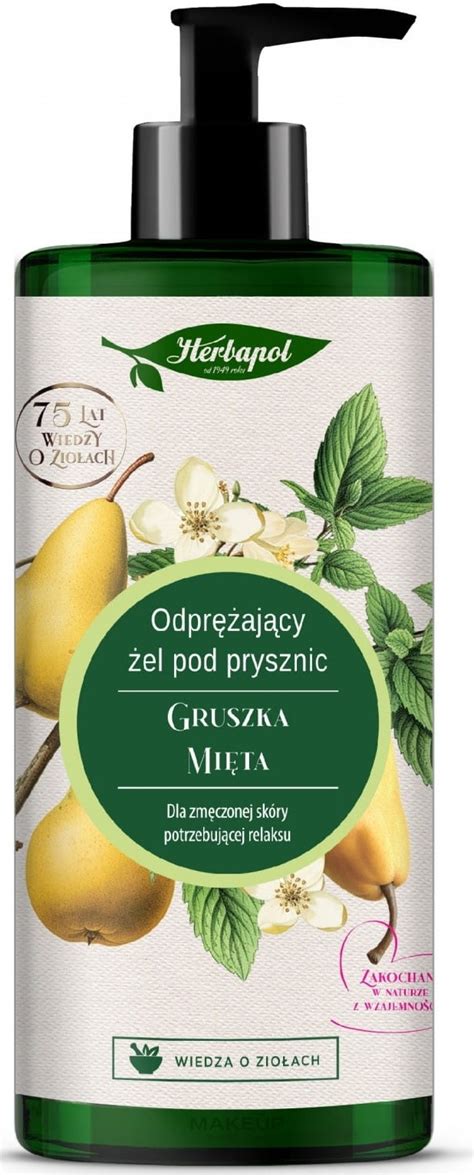 Herbapol Polana Pear Mint Shower Gel Żel pod prysznic Gruszka i