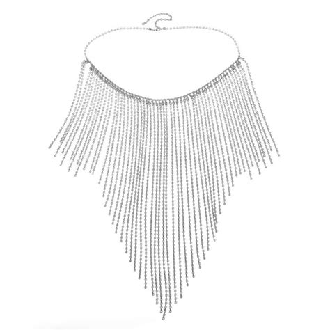 Sexy Full Body Chain Hot Body Necklace Synthetic Diamonds Super X Studio