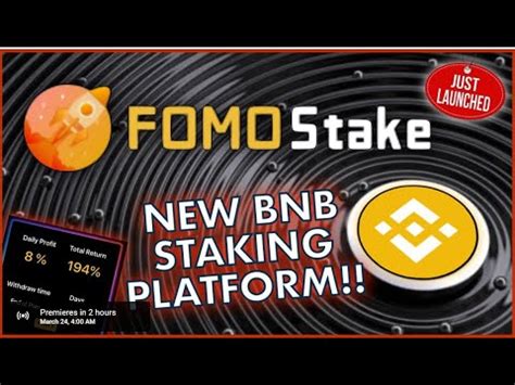 FOMOSTAKE BNB ROI STAKING CONTRACT Daily 8 Returns On Binance Smart