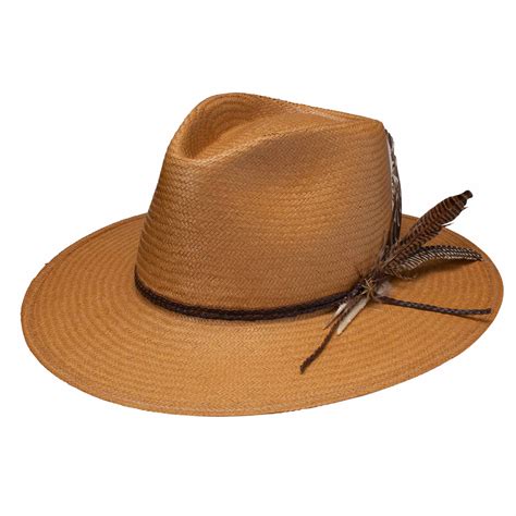 Juno STETSON Flat Brim Straw Hat Fast Shipping Henri Henri Henri