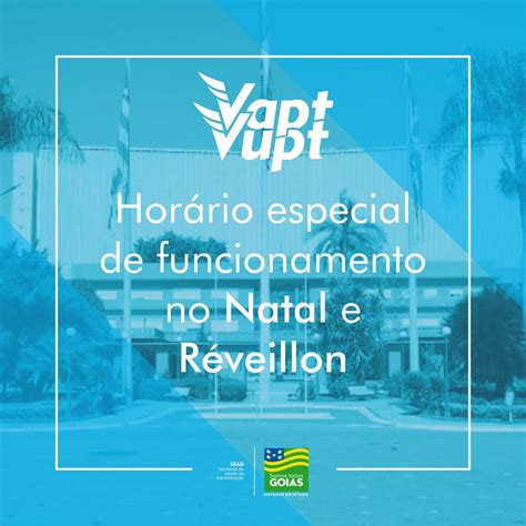 Unidades Vapt Vupt funcionarão em horário especial neste fim de ano Sead