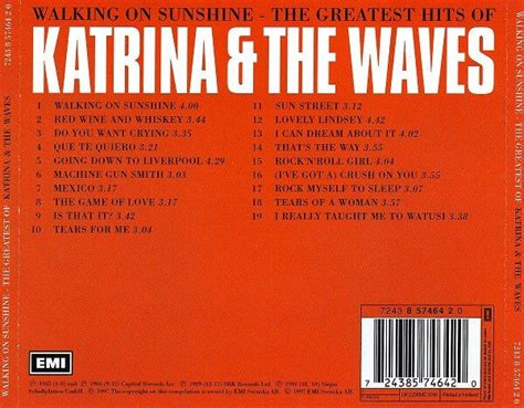 Katrina The Waves Walking On Sunshine The Greatest Hits Of