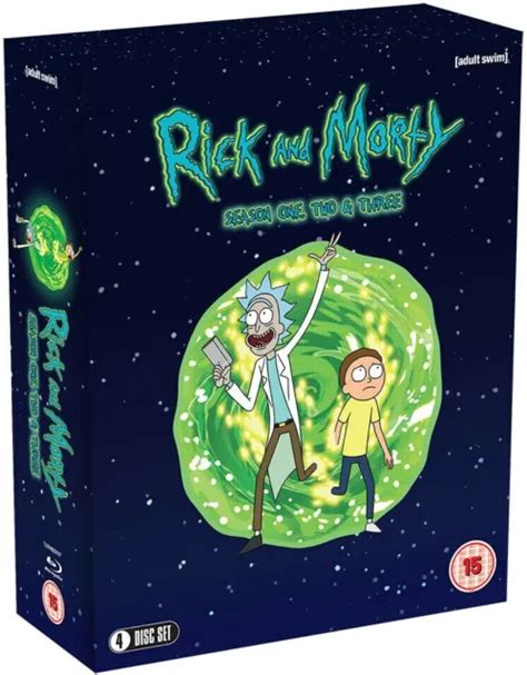 Rick And Morty Complete Season 1 2 And 3 New Blu Ray 4 Disc Region B