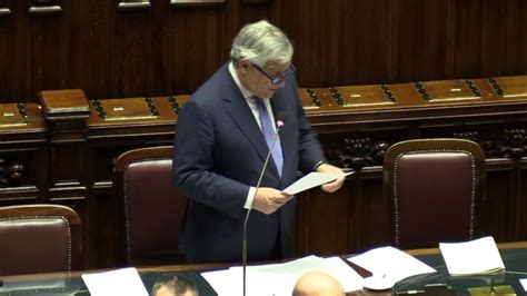 Tajani La Sola Via Per La Pace Tra Israele E Palestina La Soluzione