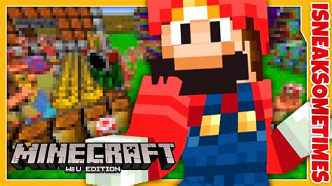 Minecraft Nintendo Wii U Edition Super Mario Bros Mash Up Survival