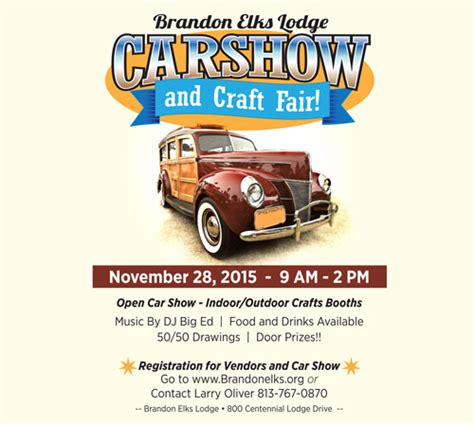 Car Show And Fall Craft Fair Tampa Fl Nov 28 2015 900 Am