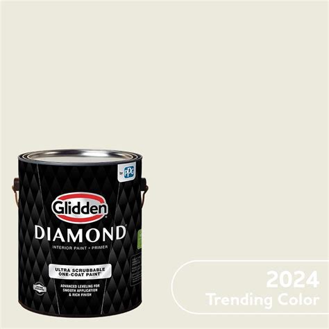 Glidden Diamond 1 Gal PPG18 09 Garlic Clove Satin Interior Paint With