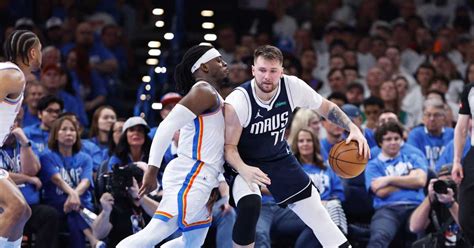 Dallas Mavs Watch Okc Thunder S Lu Dort Dirty Play On Hurt Luka Doncic