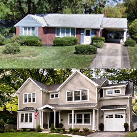 Before and after: second floor addition | Exterior house renovation