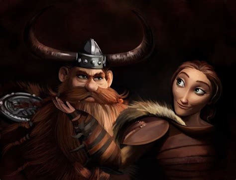 Stoick The Vast And Valka By Martadewinter On Deviantart How Train Your Dragon How To Train