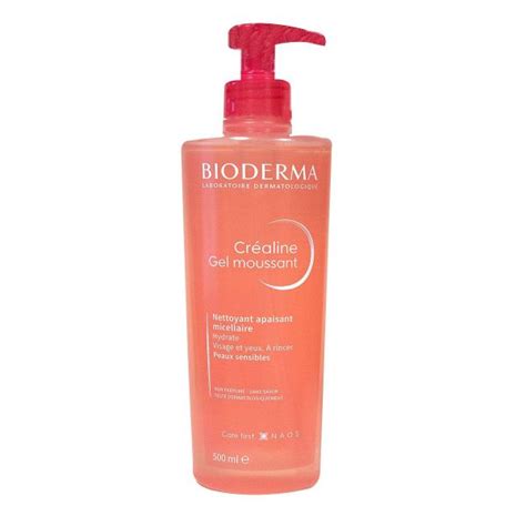 Bioderma Crealine Gel Moussant Visage Et Yeux Ml Nettoie Bioderma