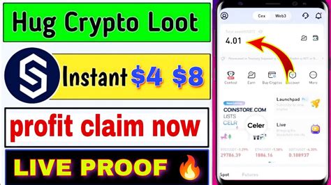 4 8 Profit Per Account Coinstore Exchange Airdrop New Crypto