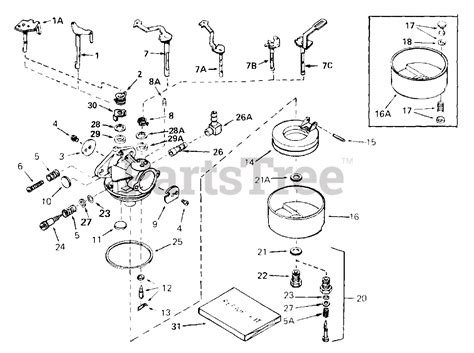 Tecumseh Ca 632041 Tecumseh Carburetor Carburetor Parts Lookup With Diagrams Partstree