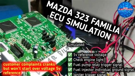 Mazda 323 Ecu Simulation Youtube