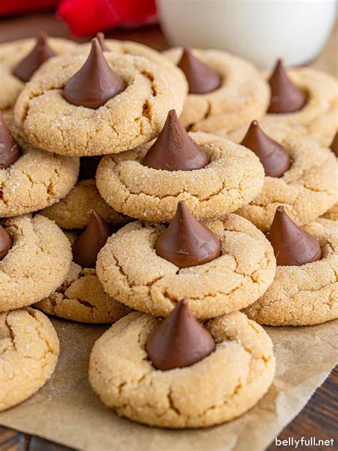 Peanut Butter Blossoms Old Fashioned Cookie Favorite Belly Full