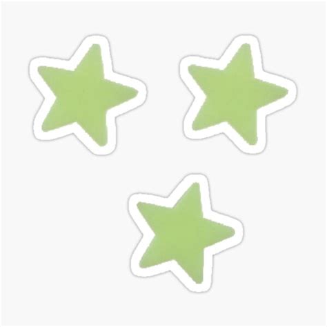 Aesthetic Stickers Printable Green