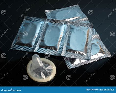 Condoms Package Stock Image Image Of Lubricant Contraception 206939307