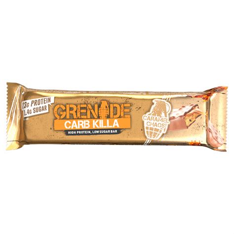 Grenade Carb Killa Caramel Chaos Bar G By British Store Online