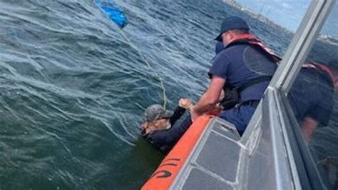 74 Year Old Kayaker Rescued By Us Coast Guard